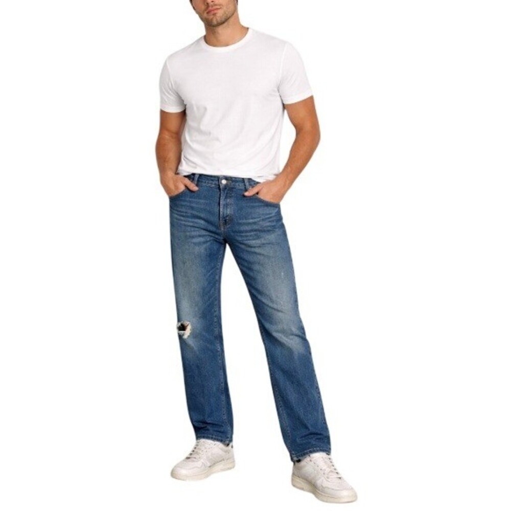 Polo Ralph Lauren Men's Blue Spring 2008 Distressed Bootcut Jeans Size 36x34